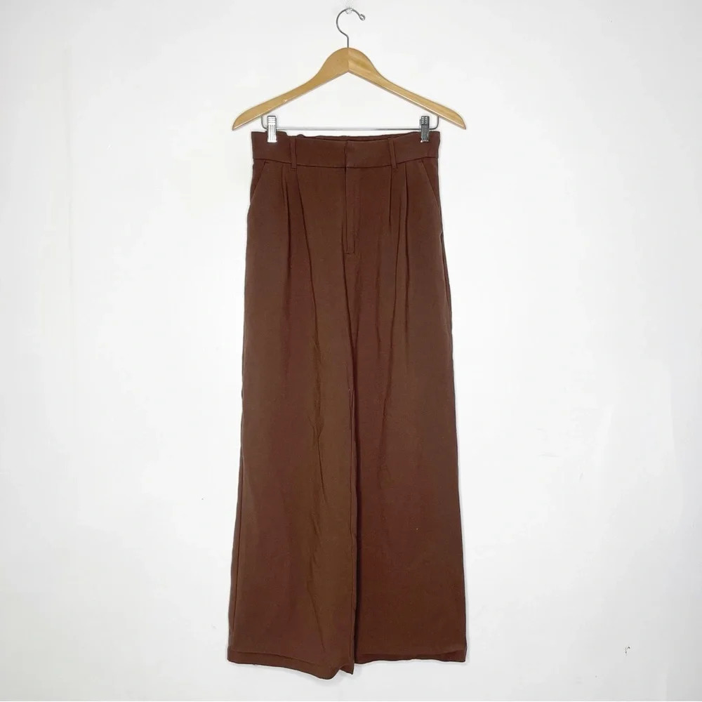 Abercrombie & Fitch Brown Sloan Wide Leg Pants Size Medium